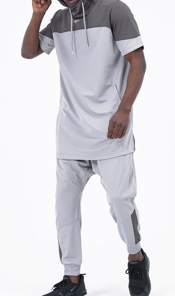 QL Set DELTA Lite in Grey and Dark Grey MOOMENN Men Clothing 3211 ENSEMBLE QC DELTA LITE / Grey and Dark Grey / Faithful Nutrition