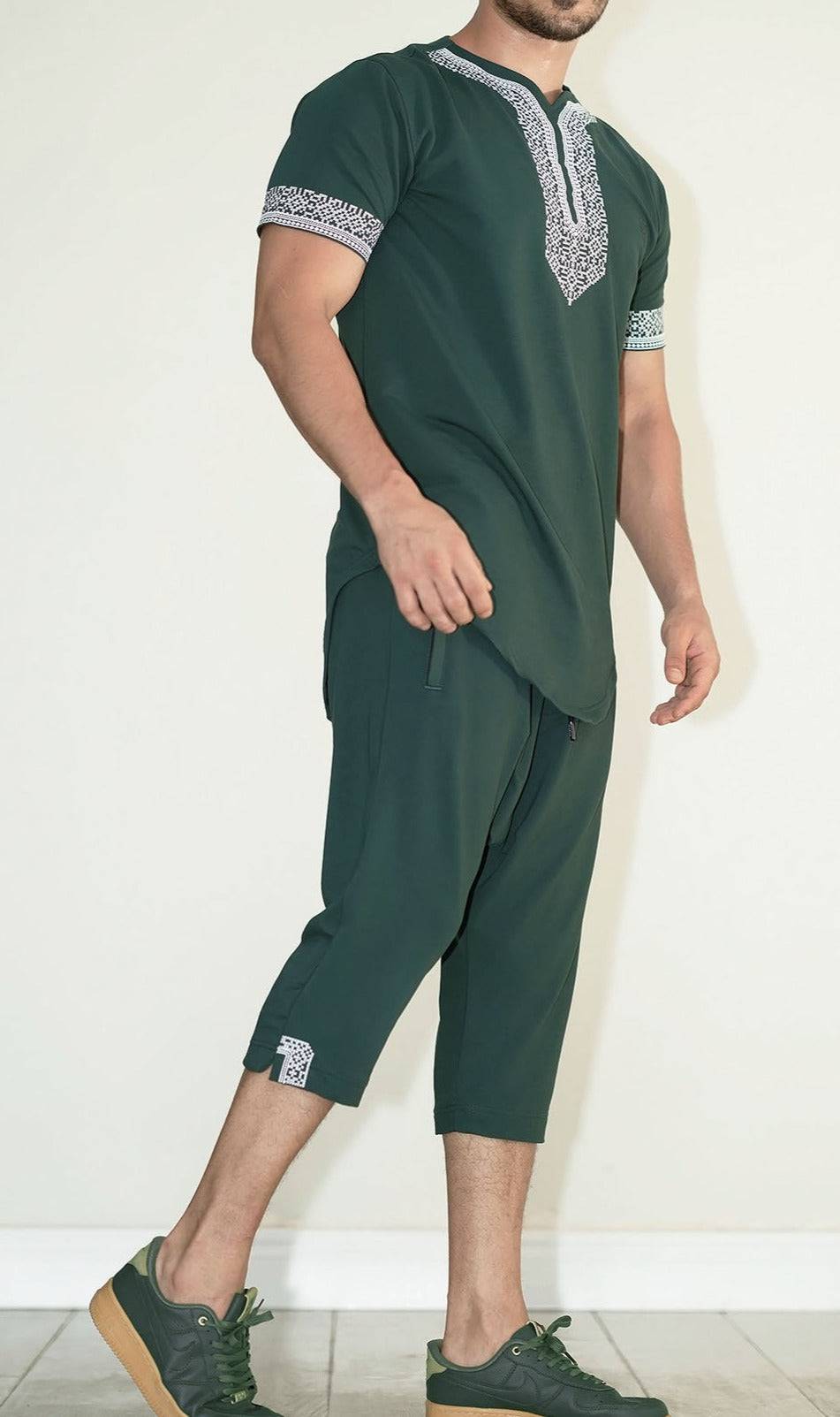 QL Etniz Set AWQAS in Emerald Green MOOMENN Men Clothing Faithful Nutrition