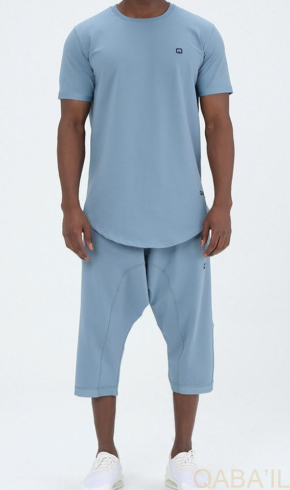QL Relaxed Fit Nautik Set in Sky Blue MOOMENN Men Clothing Faithful Nutrition