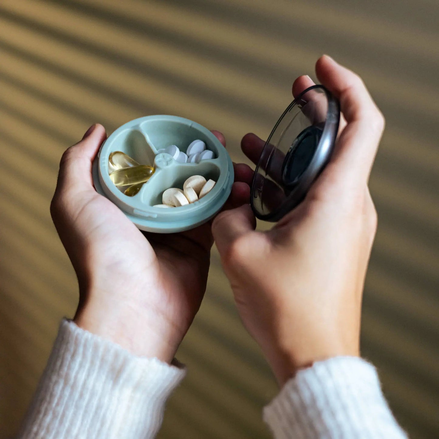 PROMiXX Core Vitamin & Supplement Case Ceramic White - Accessories - Faithful Nutrition