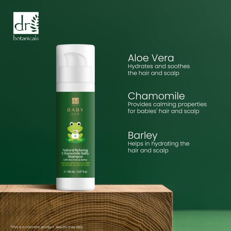 Baby Lux Natural Relaxing Chamomile Baby Shampoo 150ml - Baby - Faithful Nutrition
