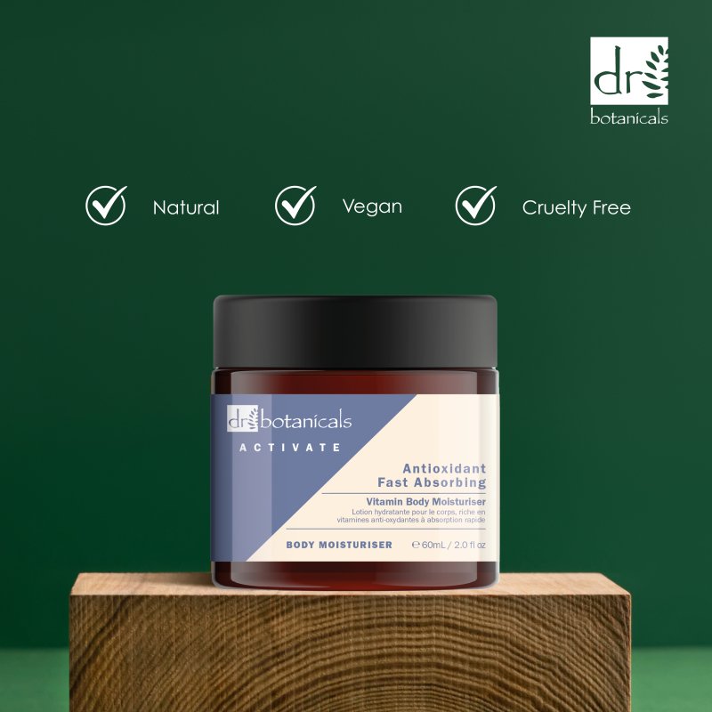 Activate Anti - Oxidant Fast Absorbing Vitamin Body Moisturiser 60ml - Body Cream - Faithful Nutrition
