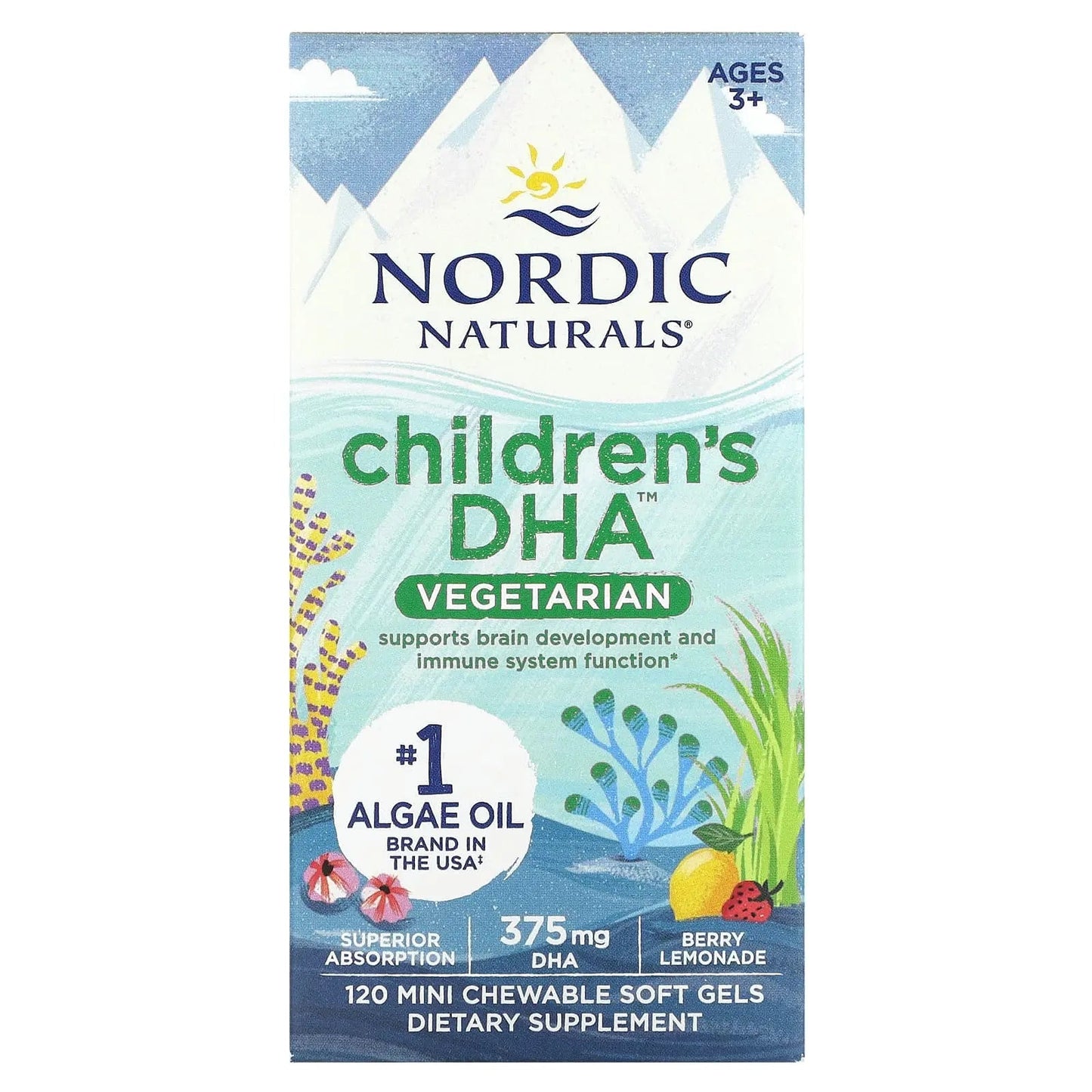 Nordic Naturals Children's DHA Vegetarian 120 Chewables - Chewables - Faithful Nutrition