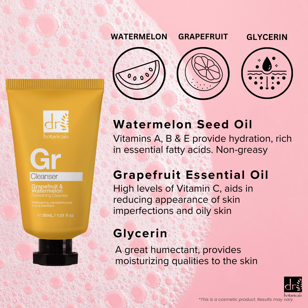 Grapefruit & Watermelon Refreshing Cleanser 30ml - Cleanser - Faithful Nutrition