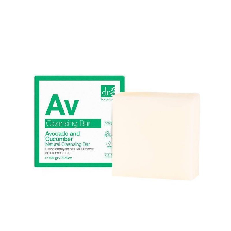 Avocado And Cucumber Natural Cleansing Bar 100g - Cleanser - Faithful Nutrition