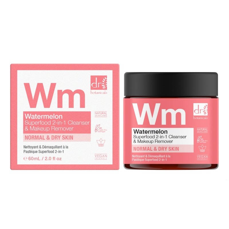 Watermelon Superfood 2 - In - 1 Cleanser & Makeup Remover 60ml - Cleanser - Faithful Nutrition