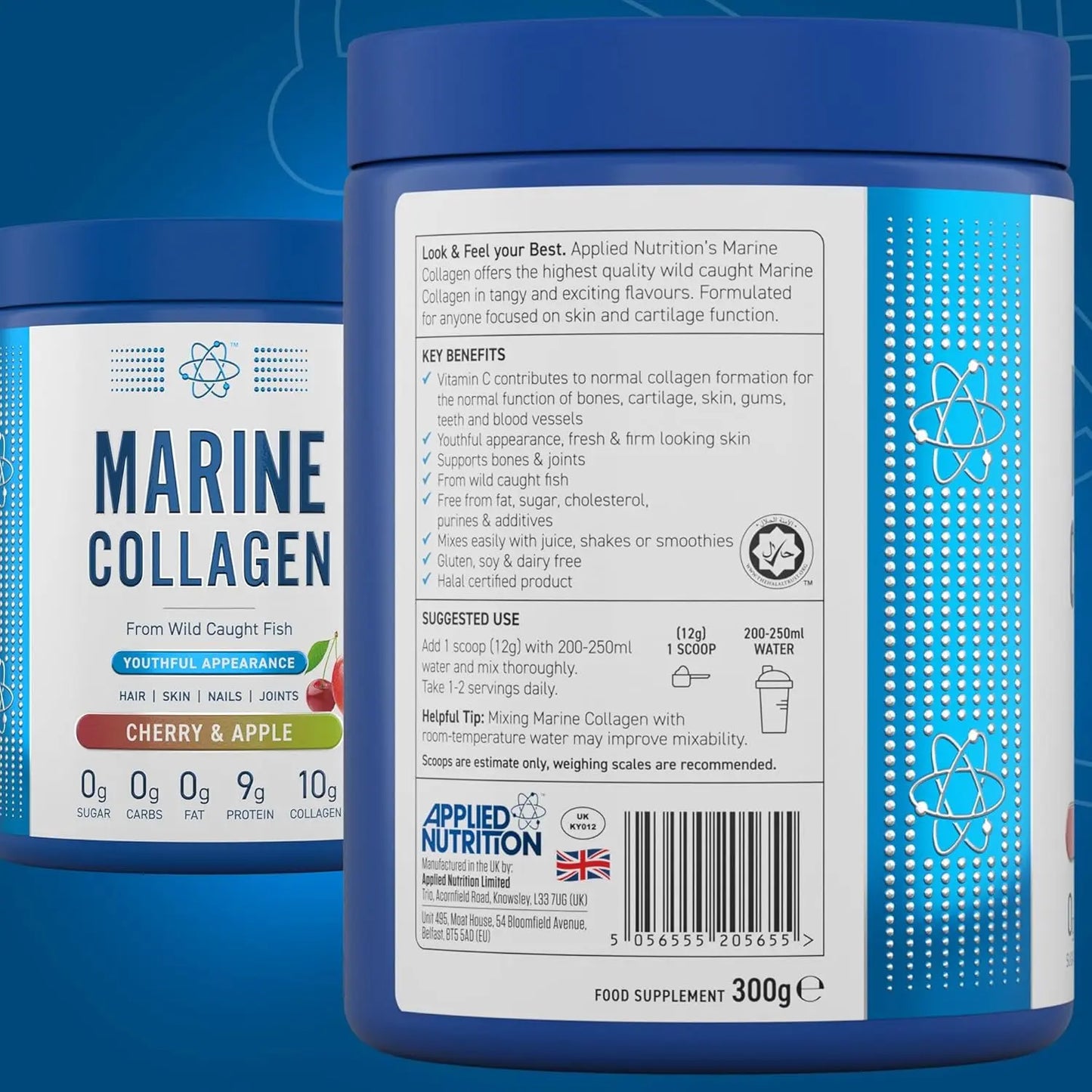 Applied Nutrition Marine Collagen 300g - Collagen Powder - Faithful Nutrition