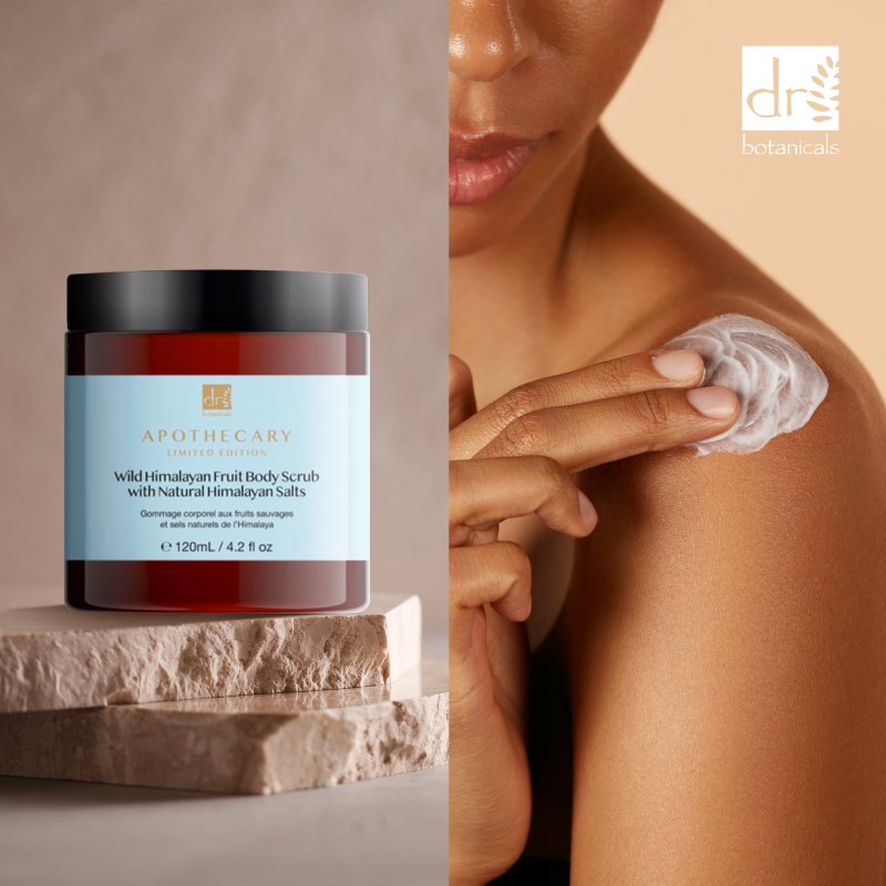 Wild Himalayan Fruit Body Scrub with Natural Himalayan Salts 120ml - Exfoliator - Faithful Nutrition