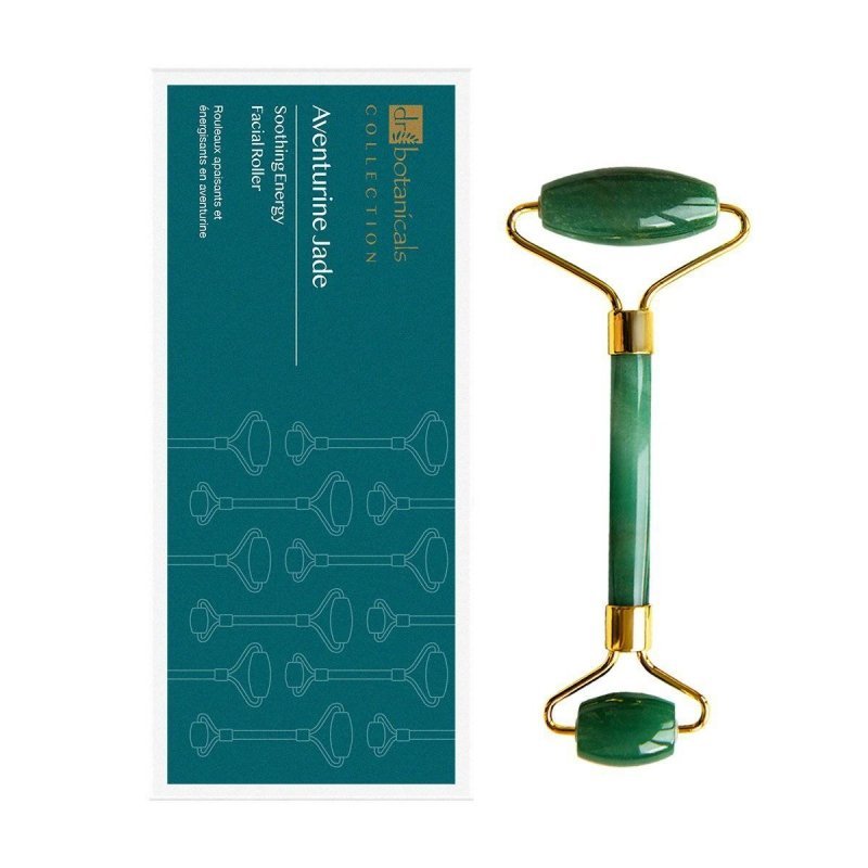 Aventurine Jade Soothing Energy Facial Rollers (Gold Metal Handle) - Facial Roller - Faithful Nutrition