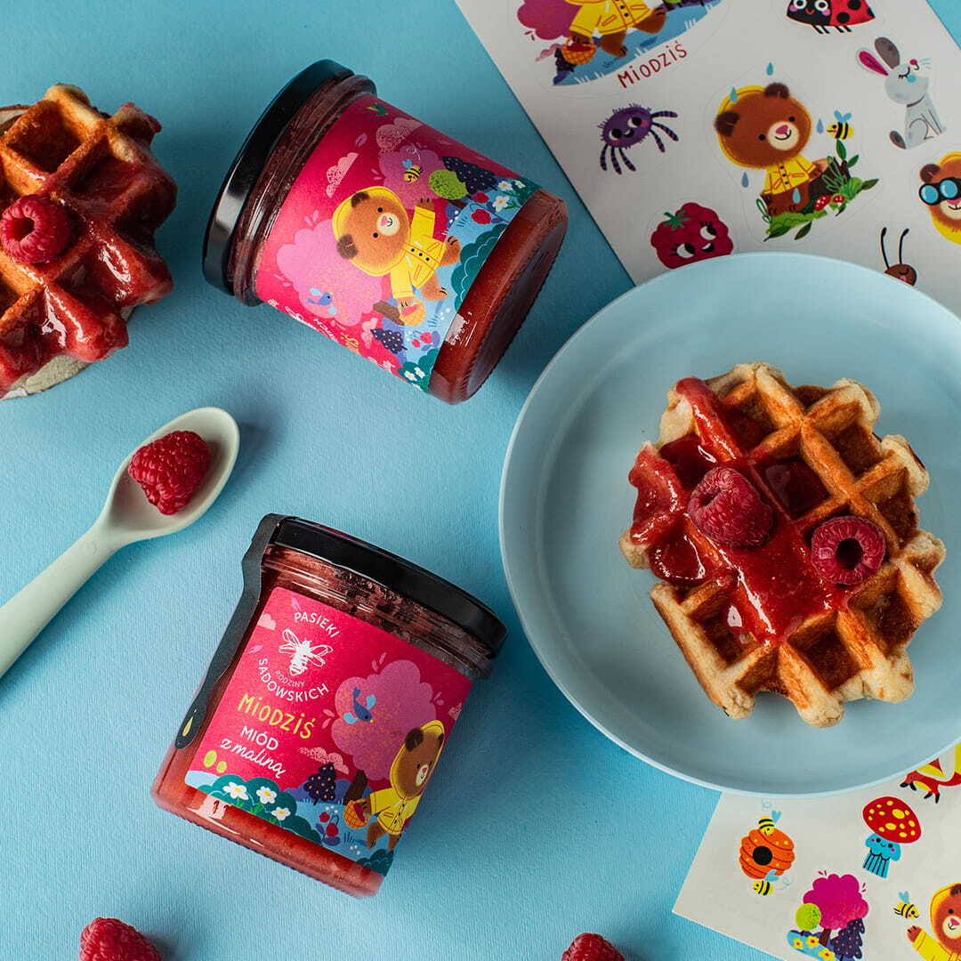 Honey bear - Honey with raspberry 430g - Foods - Faithful Nutrition