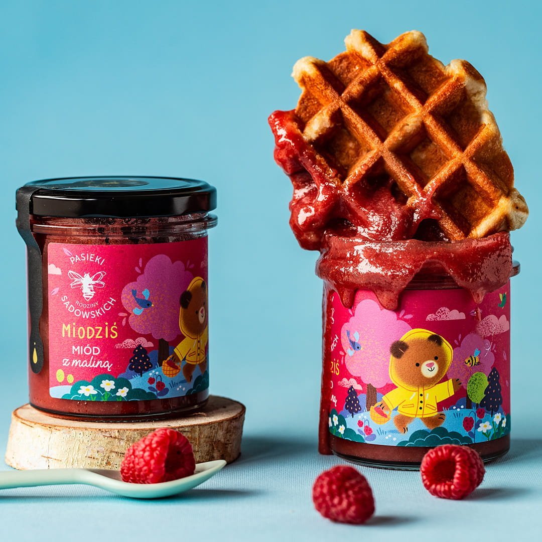 Honey bear - Honey with raspberry 430g - Foods - Faithful Nutrition