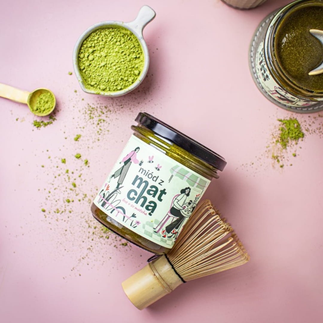 Honey with matcha 430g - Foods - Faithful Nutrition