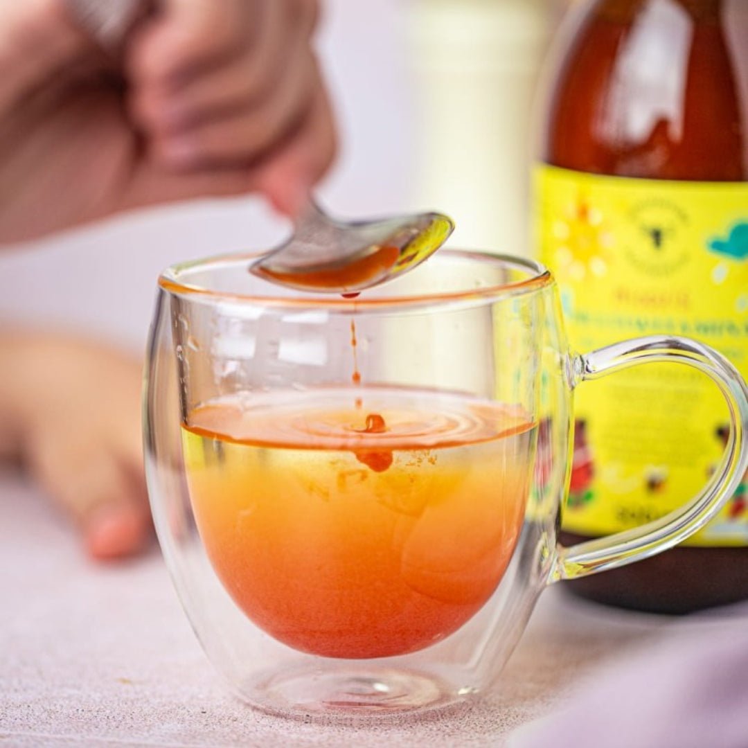 Multivitamin for kids and teenagers with bee pollen Honey Bear 500ml - Foods - Faithful Nutrition