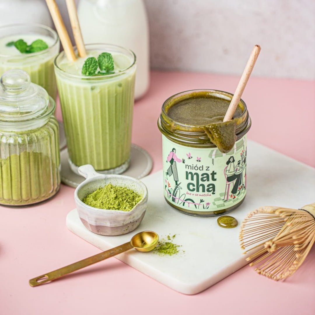Honey with matcha 430g - Foods - Faithful Nutrition