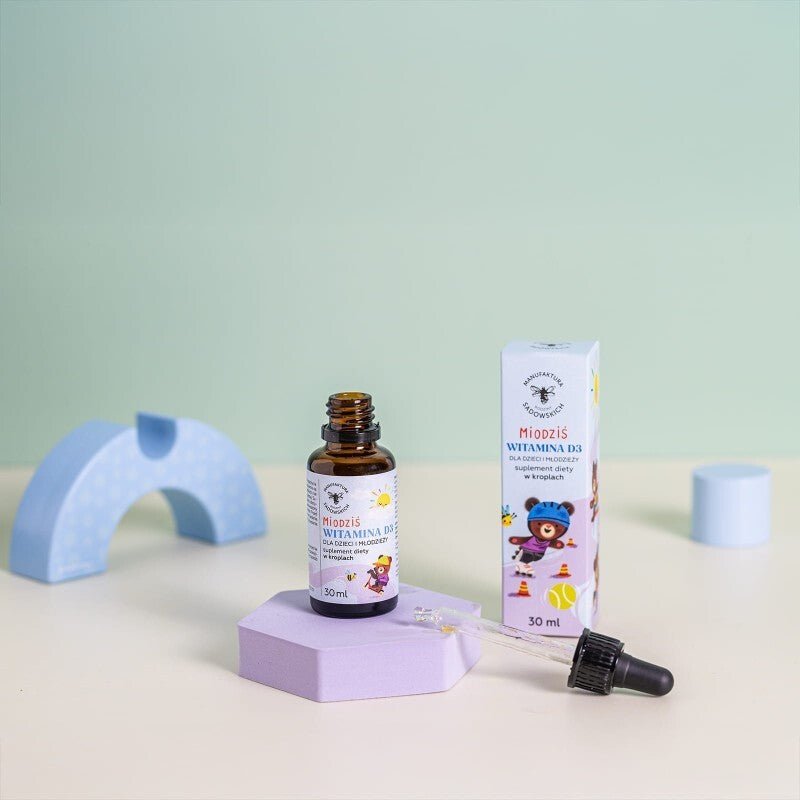 Drops Vitamin D3 for Kids - Honey Bear 30ml - Foods - Faithful Nutrition
