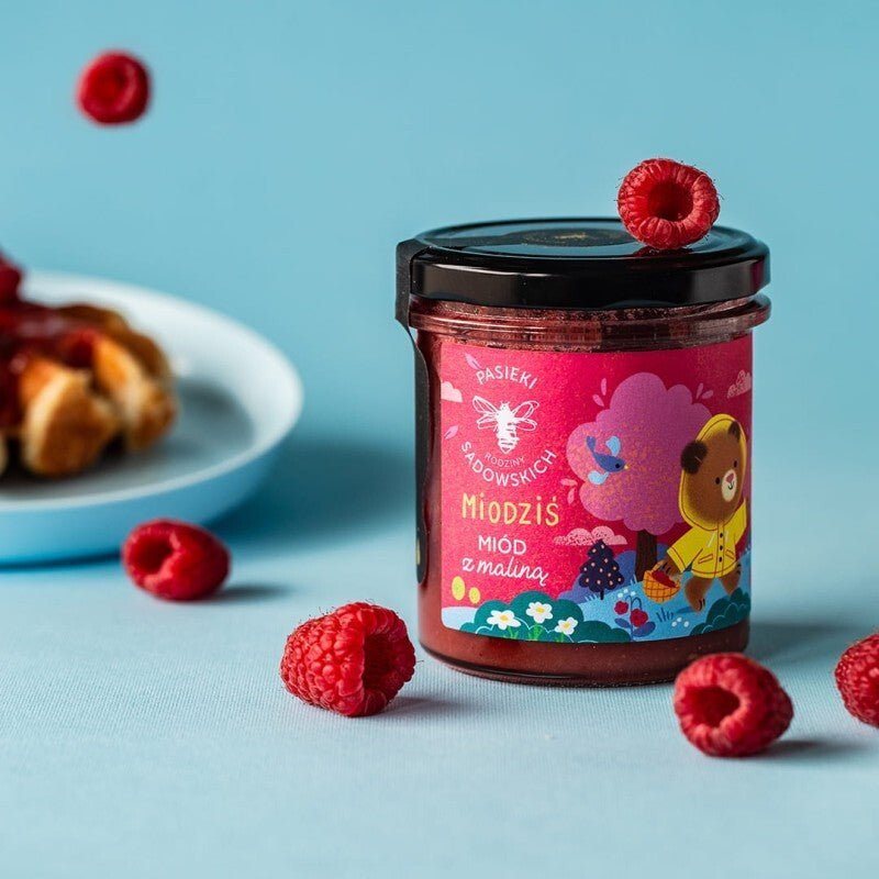 Honey bear - Honey with raspberry 430g - Foods - Faithful Nutrition