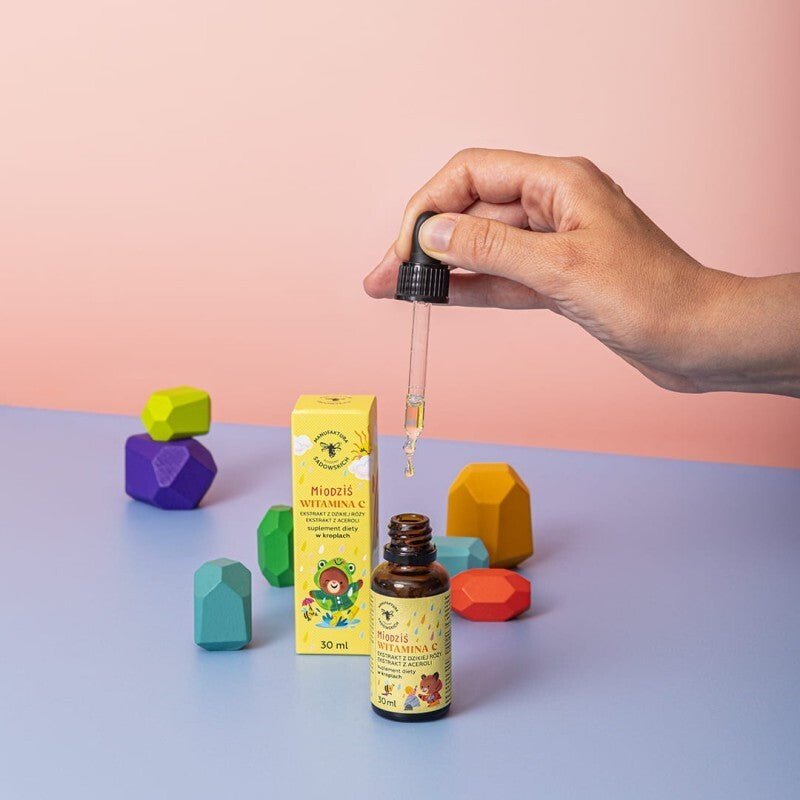 Drops Vitamin C for Kids - Honey Bear 30ml - Foods - Faithful Nutrition