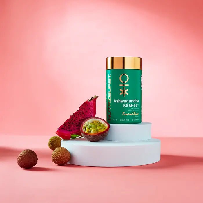 Nutriburst Ashwagandha KSM - 66 60 Gummies - Gummies - Faithful Nutrition