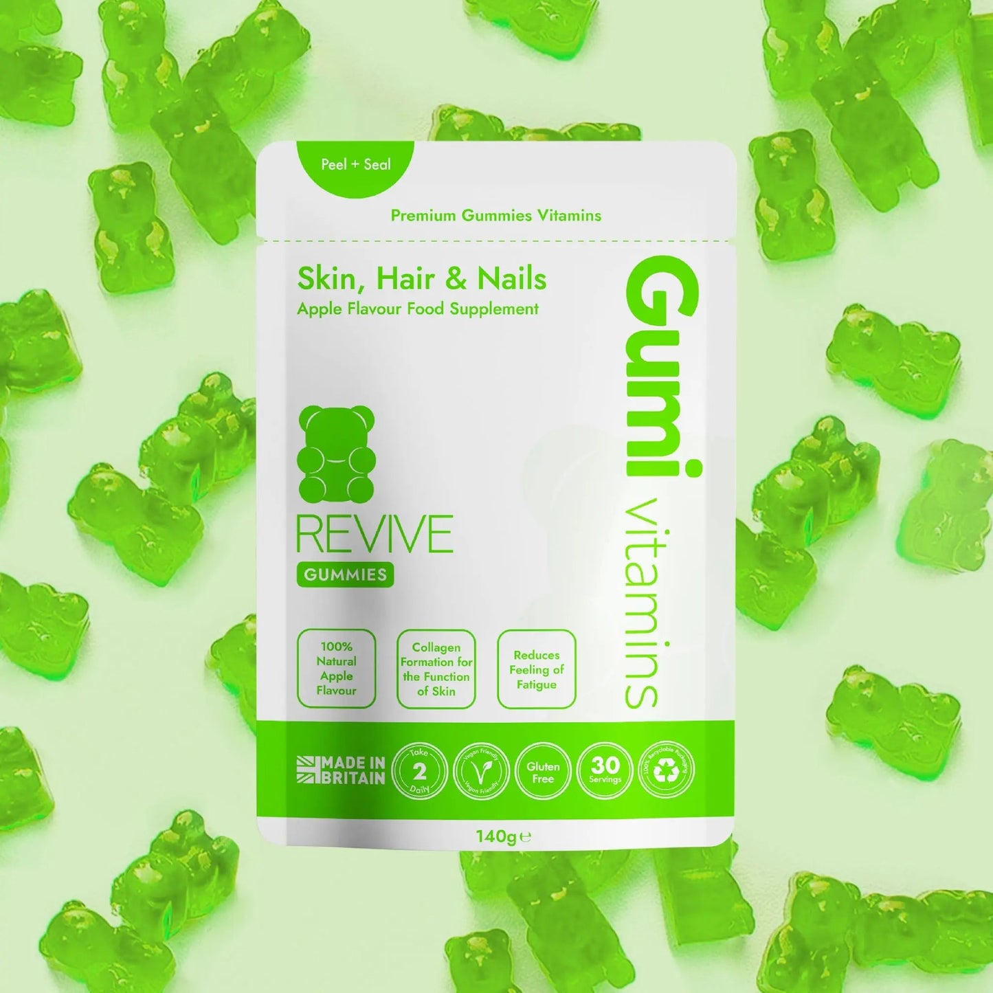 Gumi Vitamins REVIVE Skin, Hair & Nails Gummies - Gummies - Faithful Nutrition