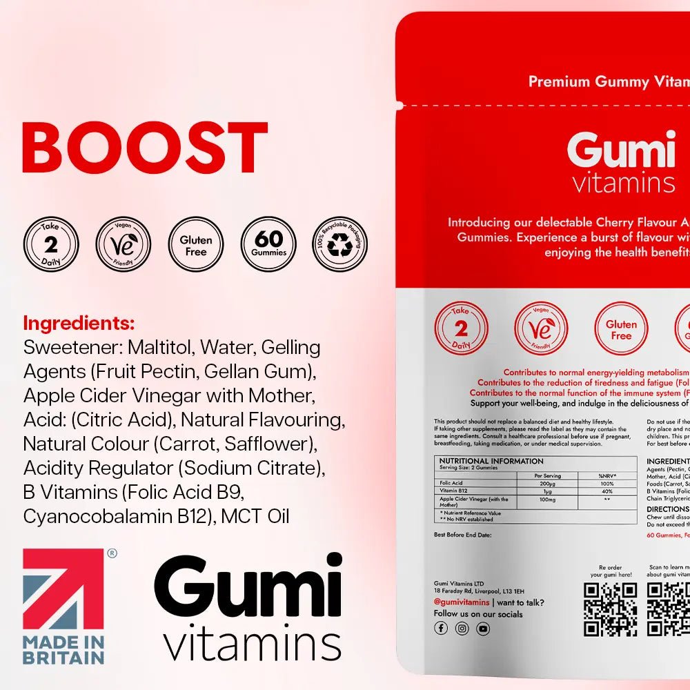 Gumi Vitamins BOOST Apple Cider Vinegar Gummies - Gummies - Faithful Nutrition