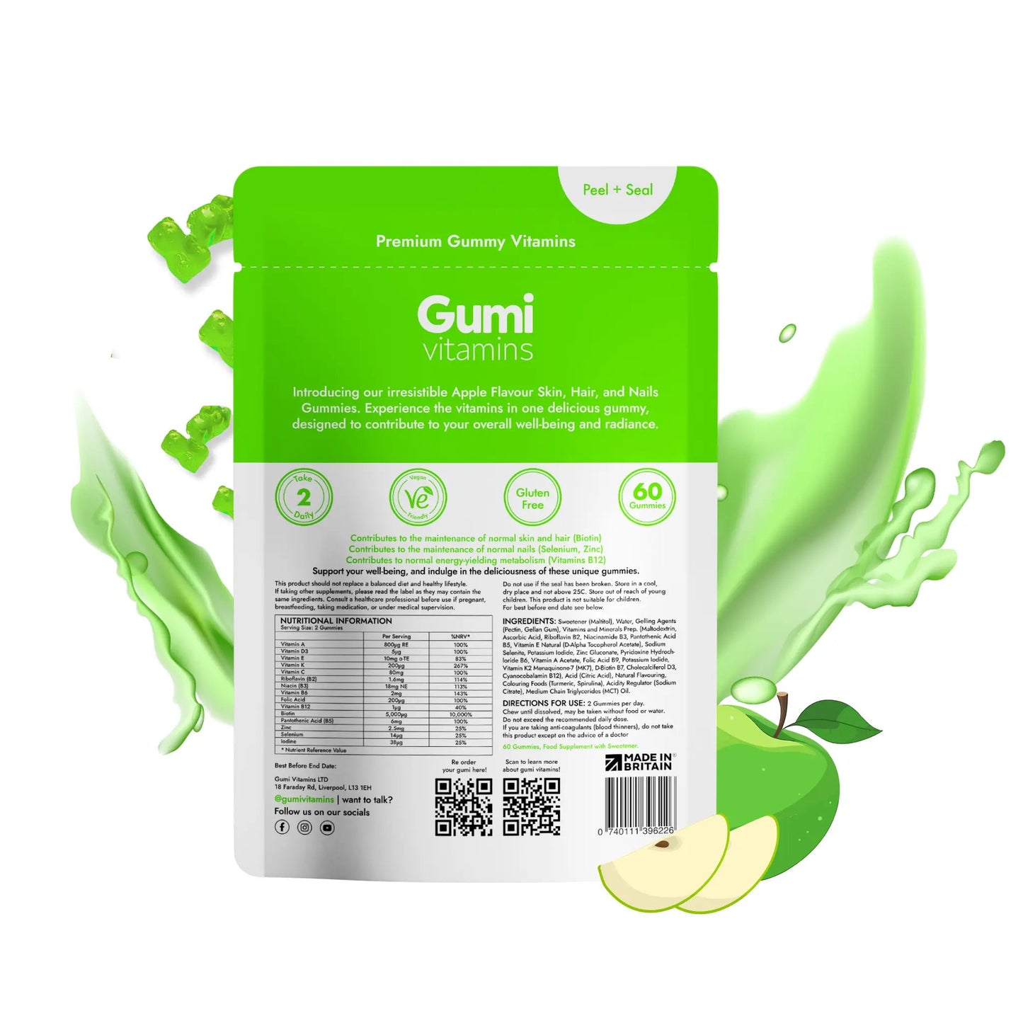 Gumi Vitamins REVIVE Skin, Hair & Nails Gummies - Gummies - Faithful Nutrition