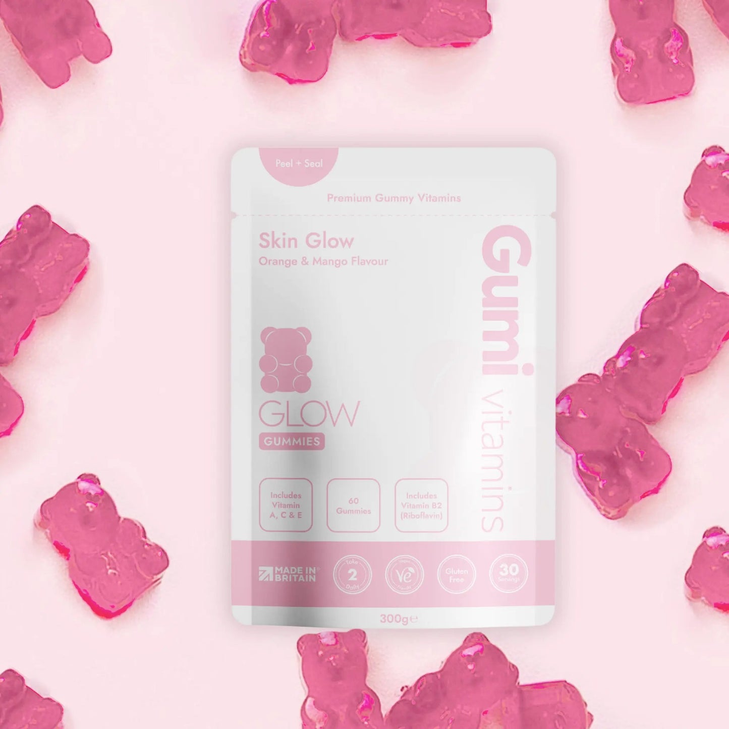 Gumi Vitamins Glow Skin Gummies - Gummies - Faithful Nutrition