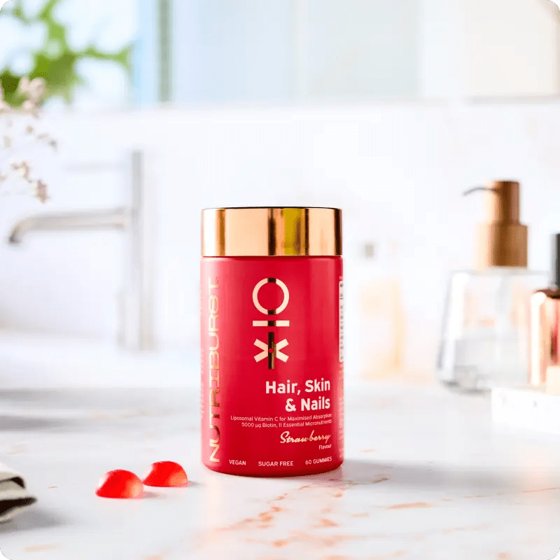 Nutriburst Hair, Skin & Nails 60 Gummies - Gummies - Faithful Nutrition