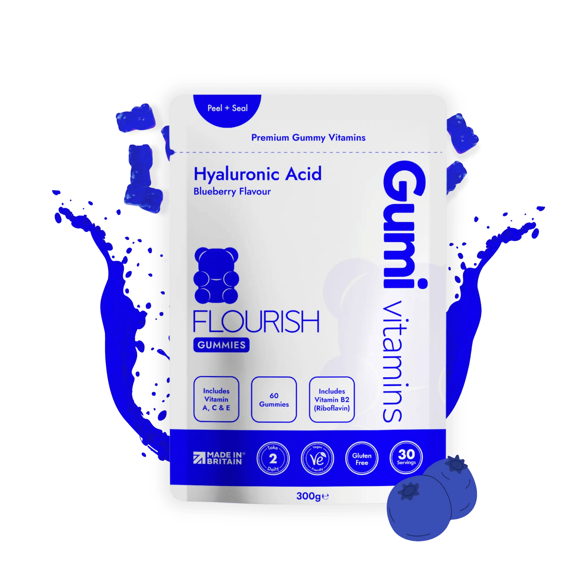 Gumi Vitamins FLOURISH Hyaluronic Acid Gummies - Gummies - Faithful Nutrition