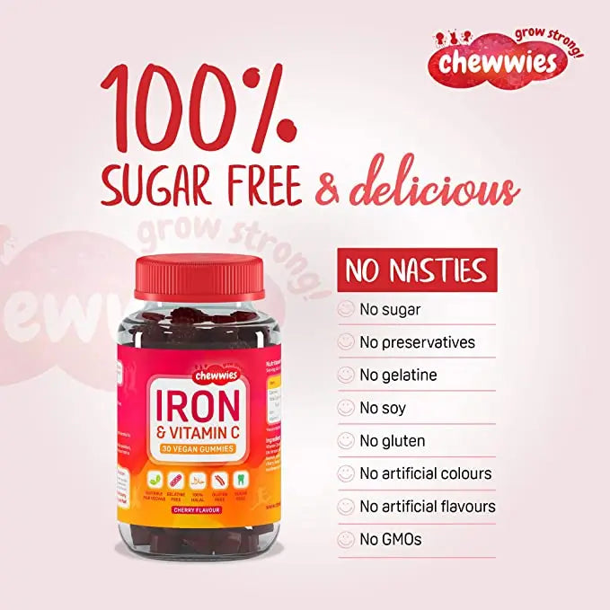 Chewwies Gummies with Iron and vitamin C - Gummies - Faithful Nutrition