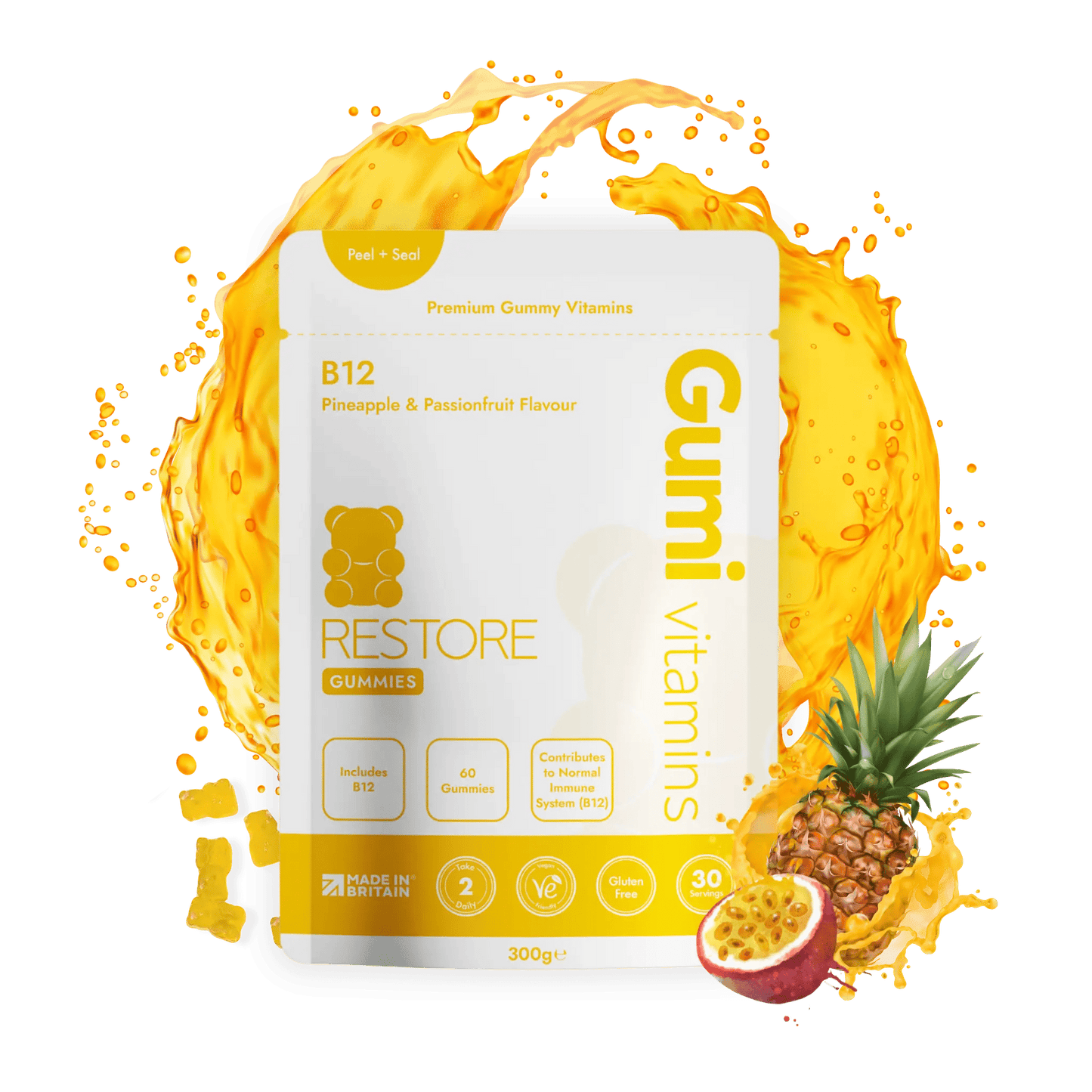 Gumi Vitamins RESTORE B12 Gummies - Gummies - Faithful Nutrition