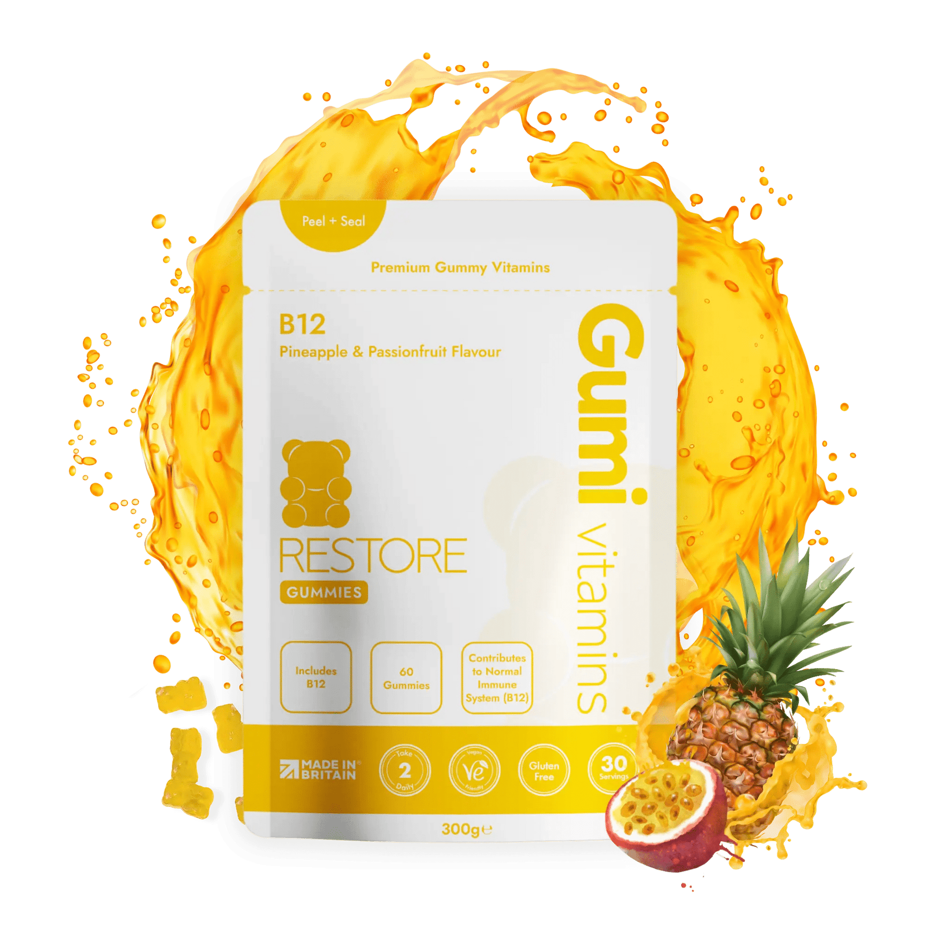 Gumi Vitamins RESTORE B12 Gummies - Gummies - Faithful Nutrition