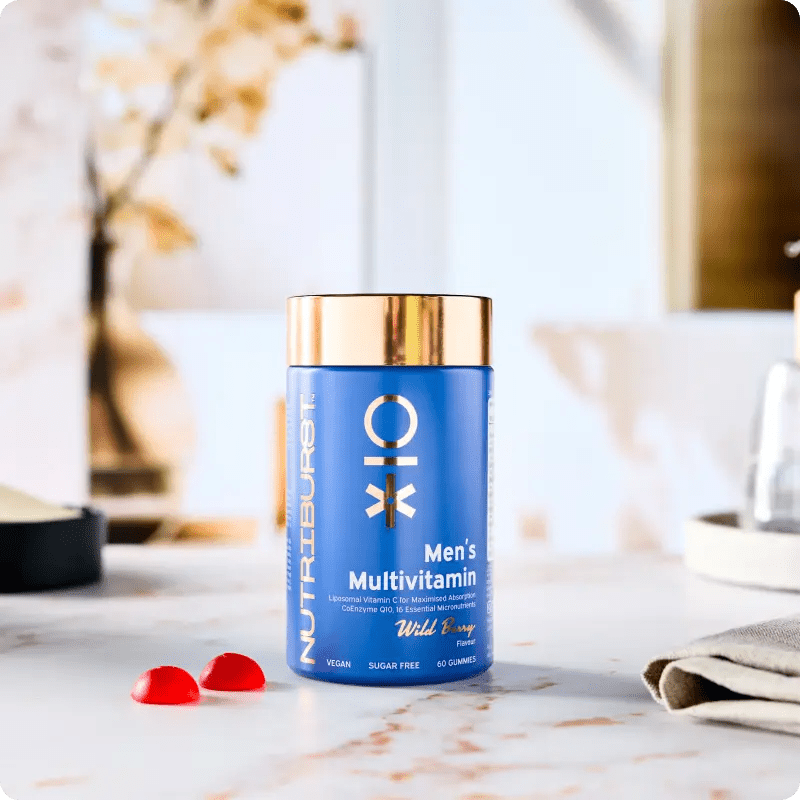 Nutriburst Men's Multivitamin 60 Gummies Wild Berry - Gummies - Faithful Nutrition
