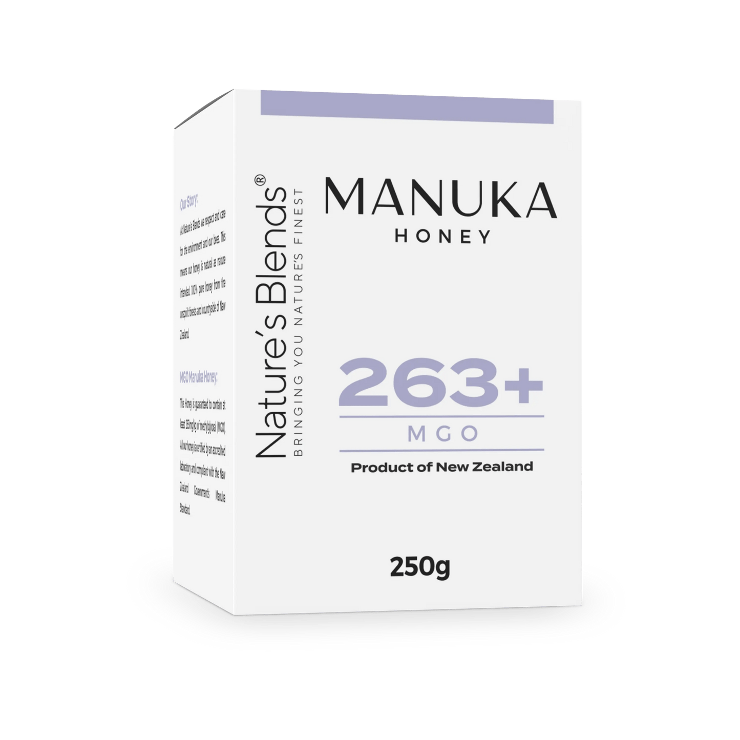 Nature’s Blends Manuka Honey 263+ MGO 250g - Honey - Faithful Nutrition