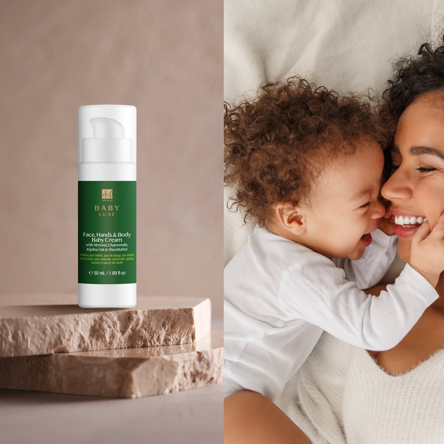 Dr Botanicals Baby Lux Face, Hands & Body Baby Cream 50ml Twin Value Savings Pack - Kit - Faithful Nutrition