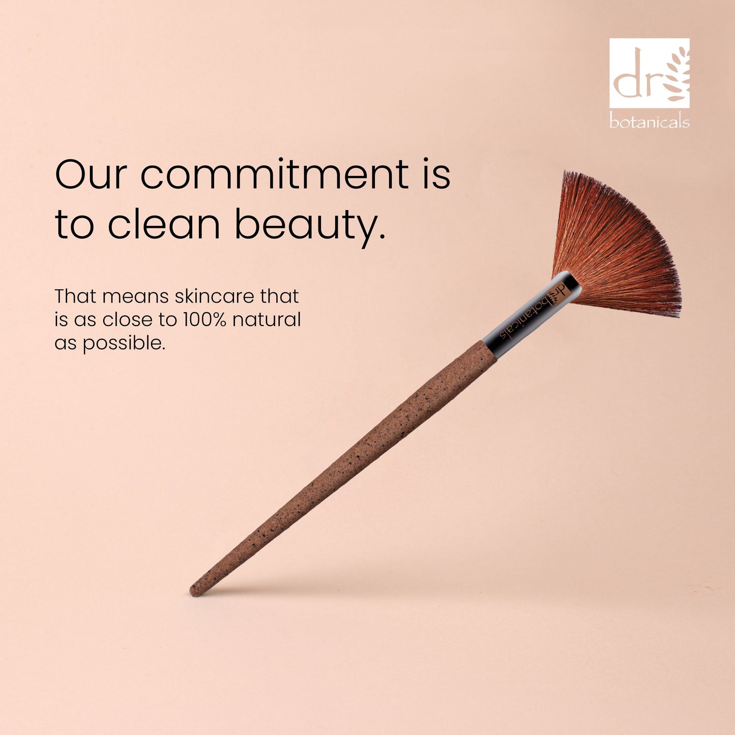 Dr Botanicals Coffee Ground Fan Brush Twin Value Savings Pack - Kit - Faithful Nutrition