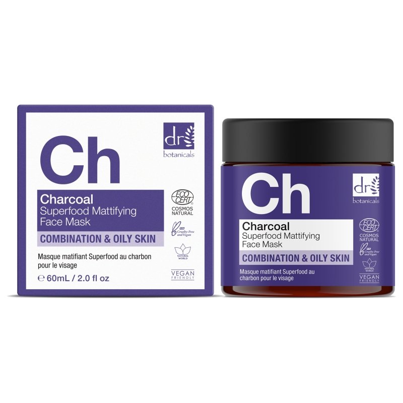 Charcoal Superfood Mattifying Face Mask 60ml - Mask - Faithful Nutrition