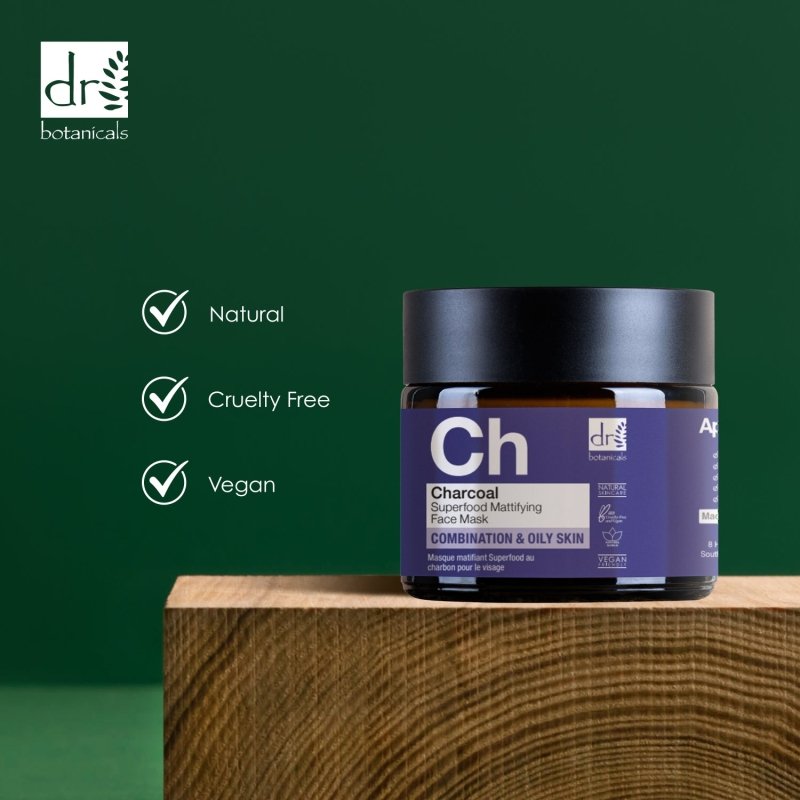 Charcoal Superfood Mattifying Face Mask 60ml - Mask - Faithful Nutrition