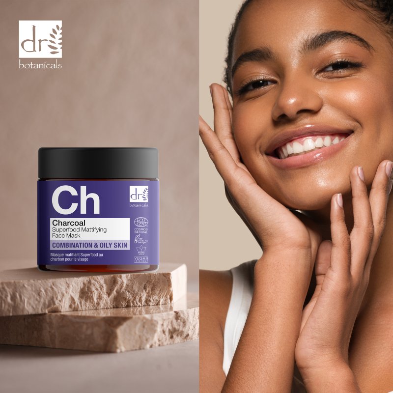 Charcoal Superfood Mattifying Face Mask 60ml - Mask - Faithful Nutrition