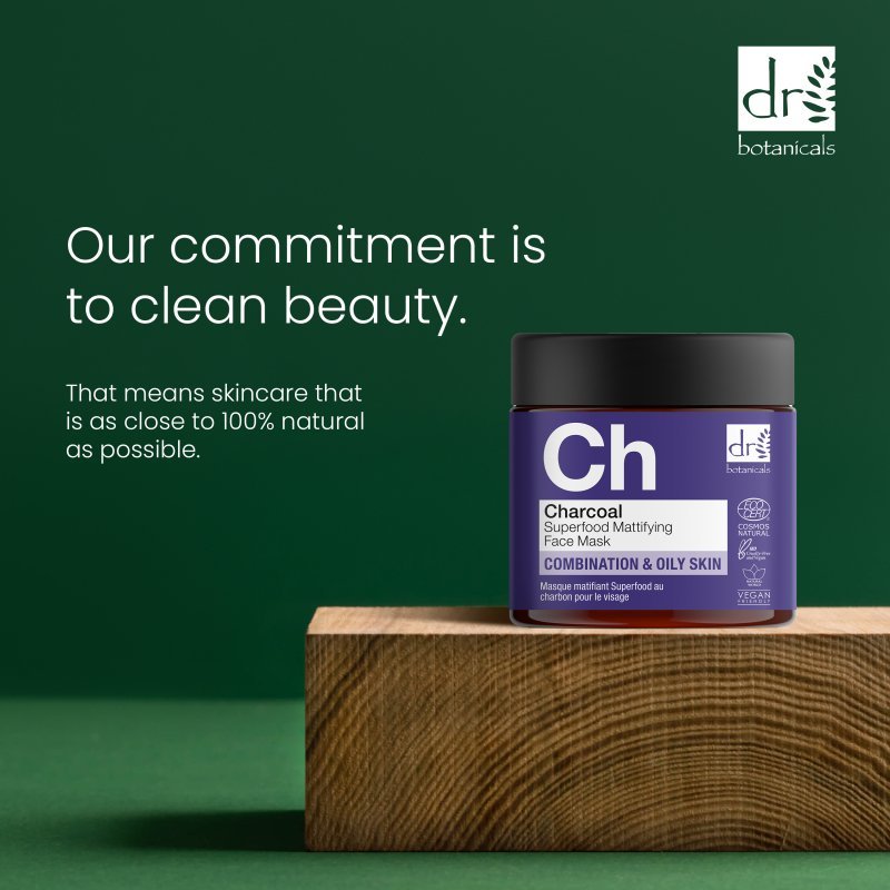 Charcoal Superfood Mattifying Face Mask 60ml - Mask - Faithful Nutrition