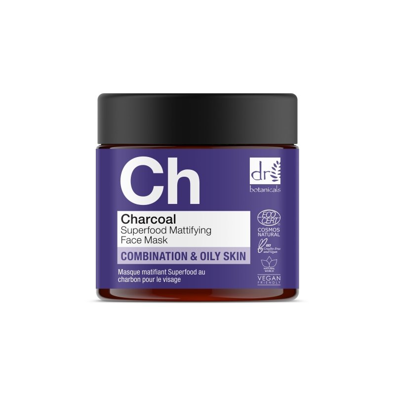 Charcoal Superfood Mattifying Face Mask 60ml - Mask - Faithful Nutrition