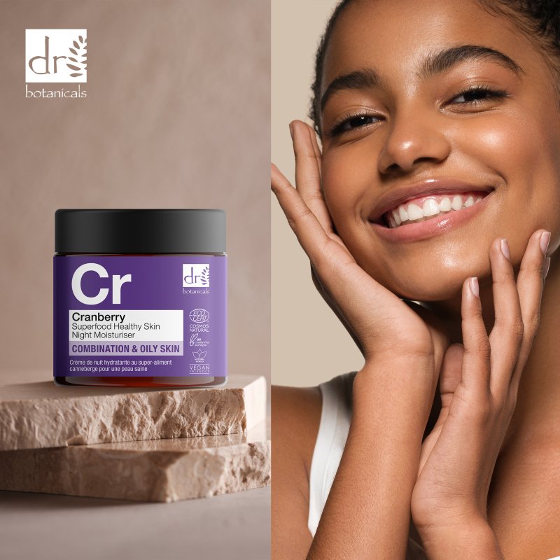 Cranberry Superfood Healthy Skin Night Moisturiser 60ml - Moisturiser - Faithful Nutrition