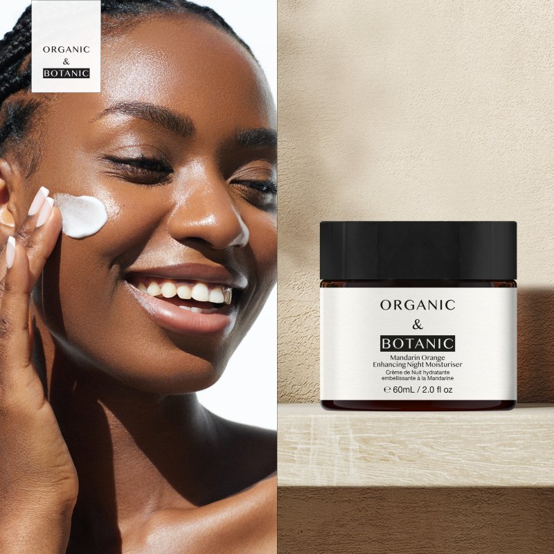 Mandarin Orange Night Moisturizer with Bakuchiol & Vitamin C - 60ml - Revitalizing & Hydrating for Firmer, Brighter, & Younger - Looking Skin - Moisturiser - Faithful Nutrition