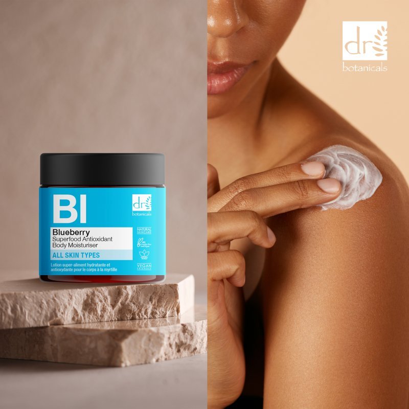 Blueberry Superfood Antioxidant Body Moisturiser 60ml - Moisturiser - Faithful Nutrition