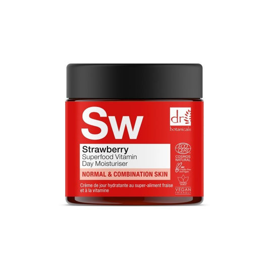 Strawberry Superfood Vitamin C Day Moisturiser 60ml - Moisturiser - Faithful Nutrition
