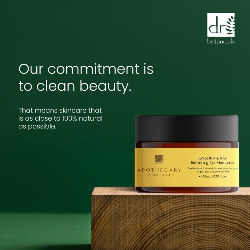 Dr Botanicals Grapefruit & Kiwi Refreshing Eye Moisturiser 15ml - Moisturiser - Faithful Nutrition