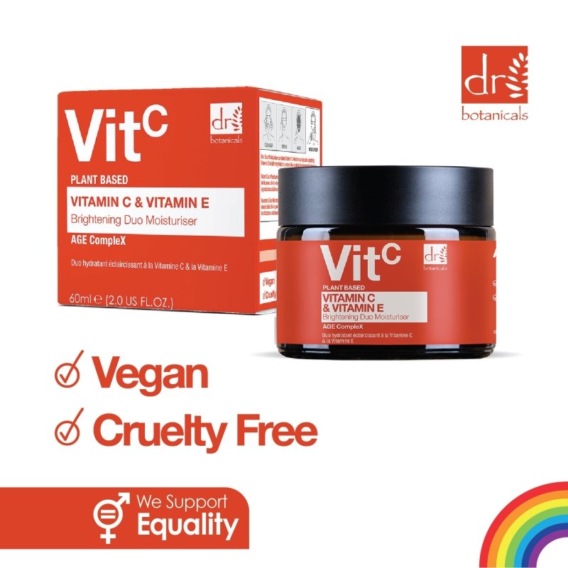 Vitamin C 1% & Vitamin E Brightening Duo Moisturiser 60ml - Moisturiser - Faithful Nutrition