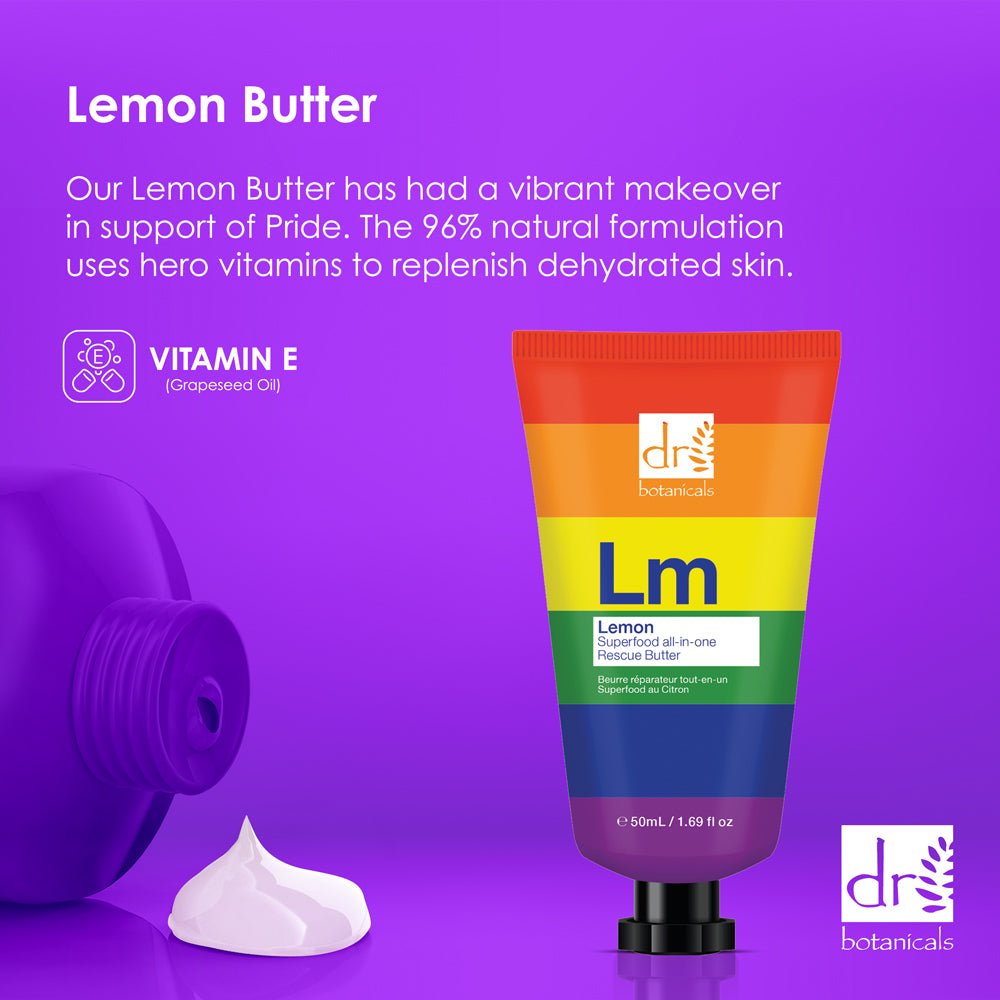 Pride Edition Lemon Superfood All - In - One Rescue Butter 50ml - Moisturiser - Faithful Nutrition