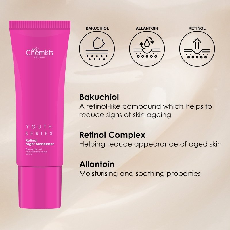 Retinol & Bakuchiol Night Moisturiser 50ml - Moisturiser - Faithful Nutrition