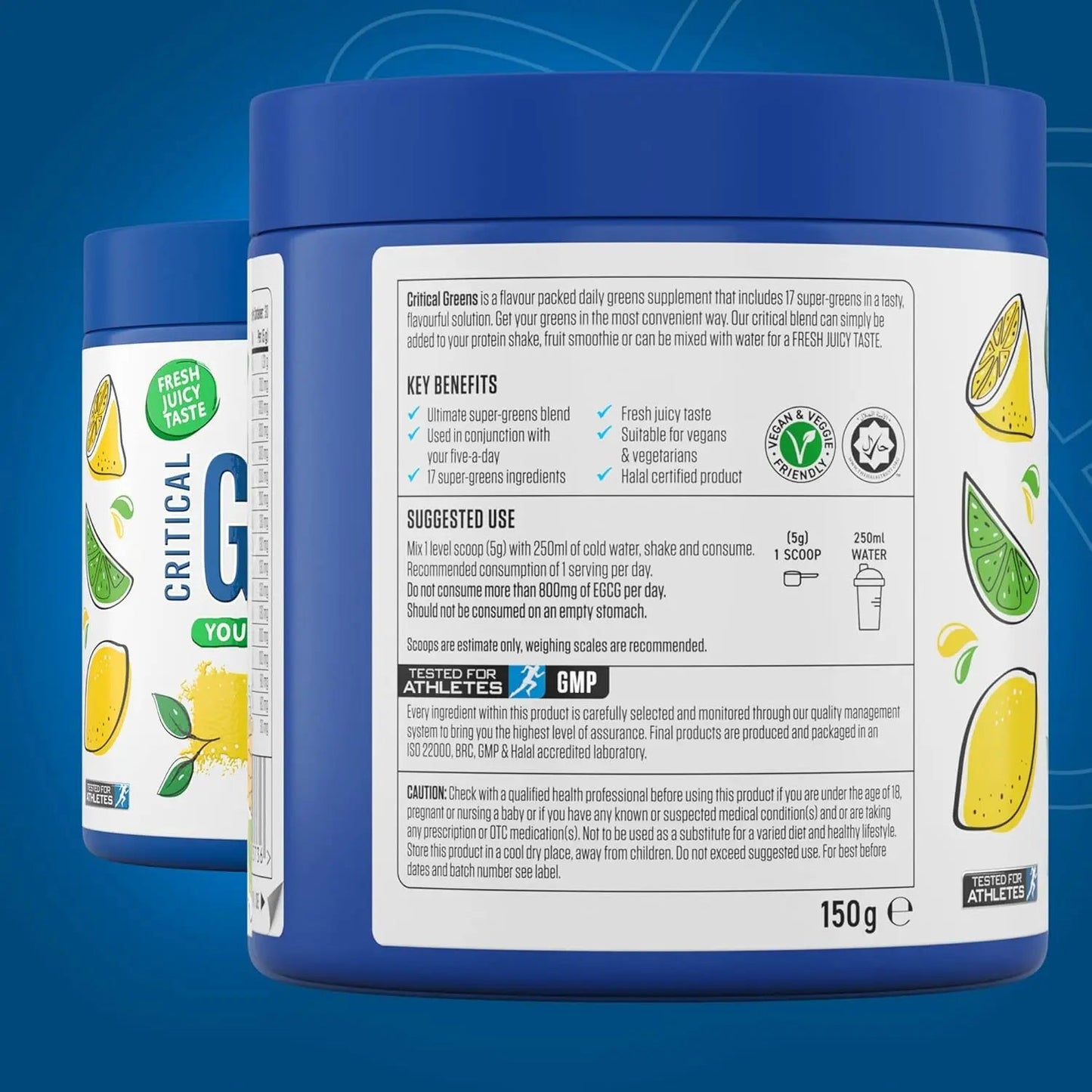 Applied Nutrition Critical Greens - 150g - Powder - Faithful Nutrition