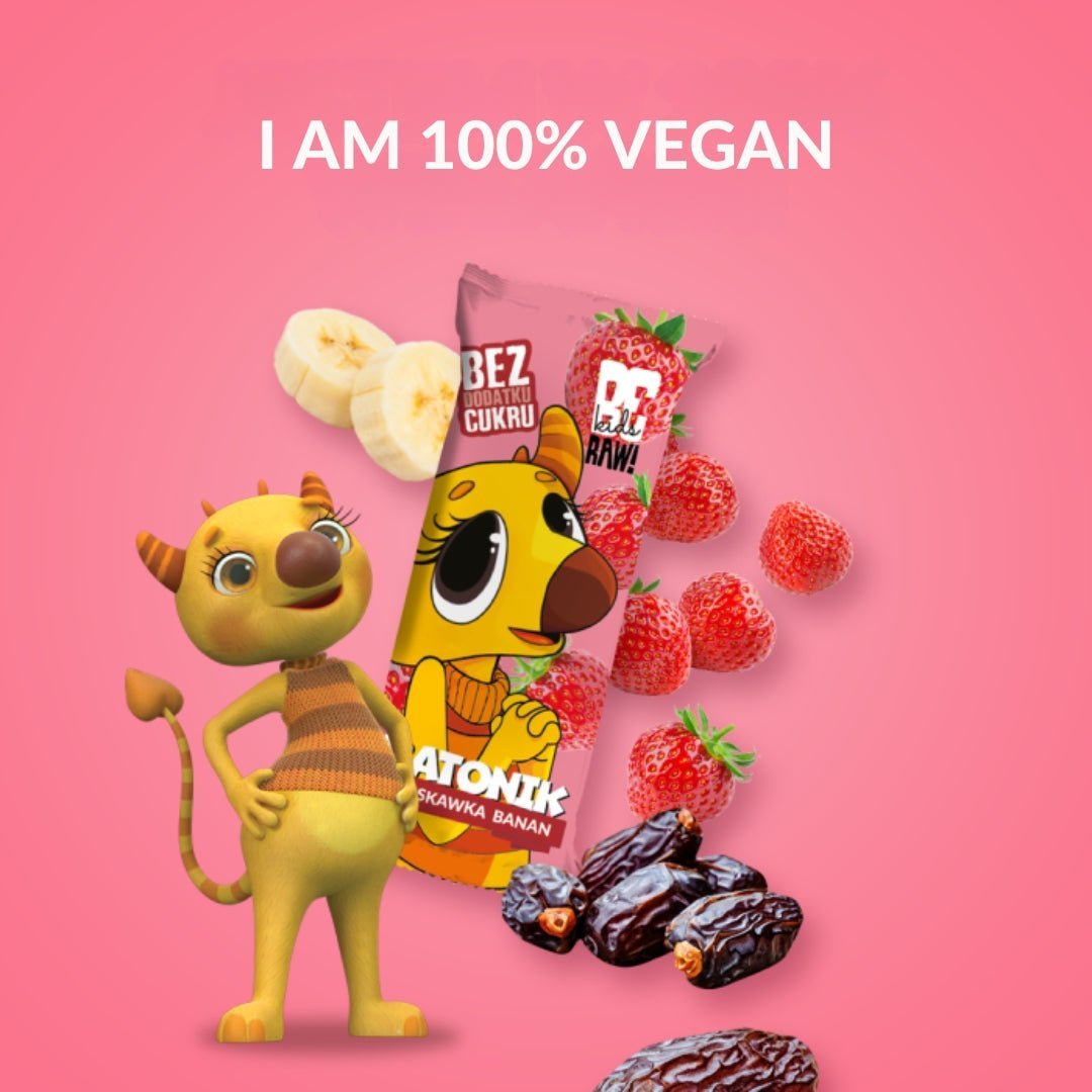 Kids Strawberry - Banana Bar 25g - Snack - Faithful Nutrition